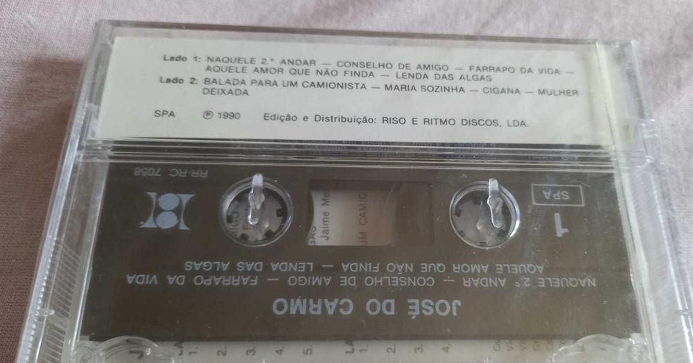 Jose do Carmo Fado Cassete Nova