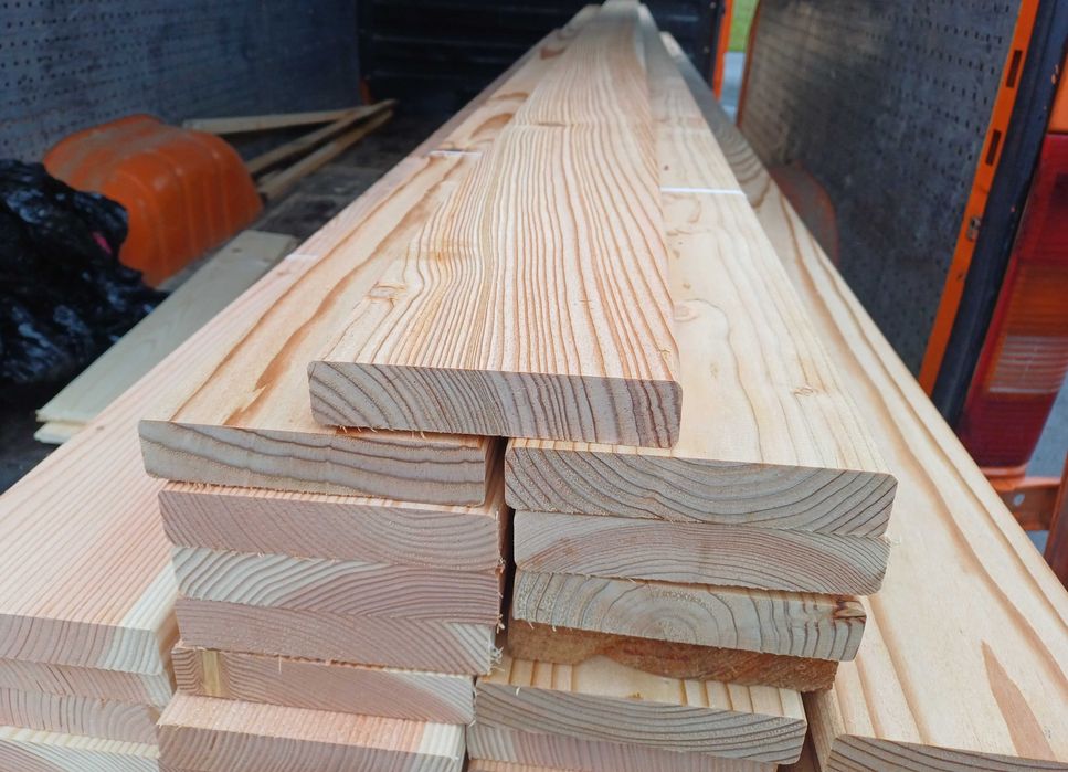 Szalówka deska elewacyjna tarasowa podłogowa półbal podbitka boazeria