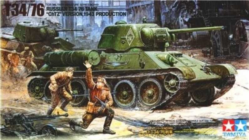 Modelismo, T-34/76 ChTZ , Tamiya escala 1:35