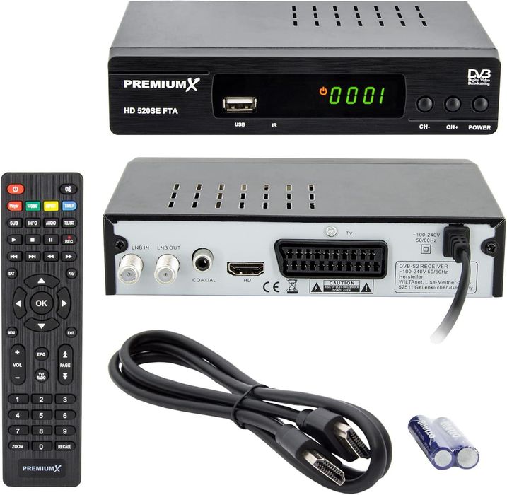 PremiumX odbiornik satelitarny HD