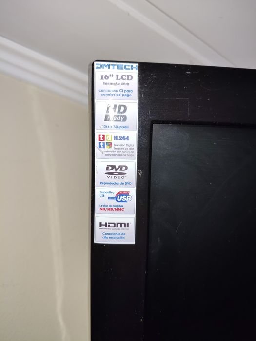 Vendo televisor DMTECH 16"