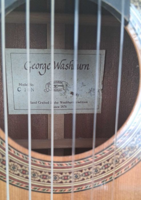 Guitarra Acústica George Washburn Nº C 10N 6 Cordas