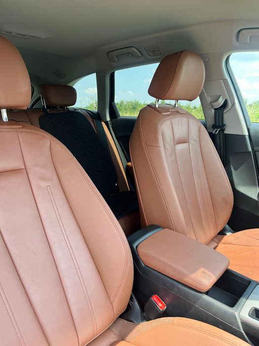 Audi A4 Avant B9 FL | Biały Gletscher | Skóry Okapi Brown | Hak el.