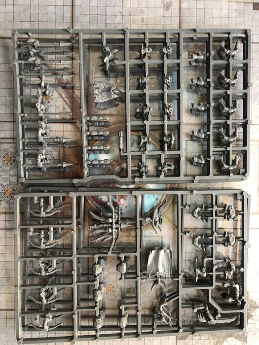 Warhammer Fantasy:5 Goblin Mob(моделі, хобі)