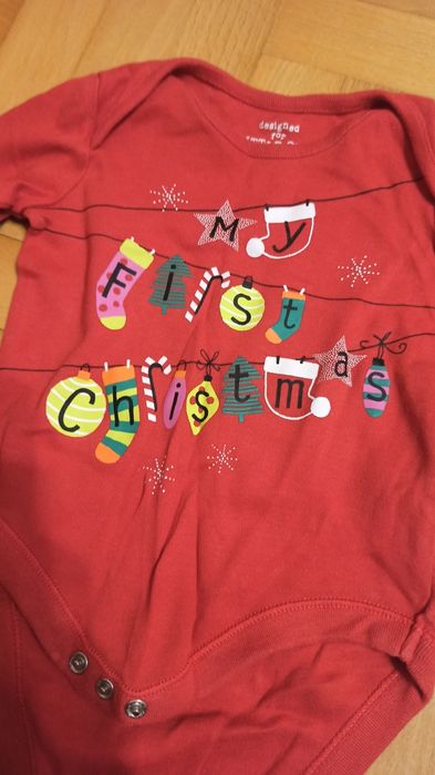 Śpioszki pajacyk body świąteczne