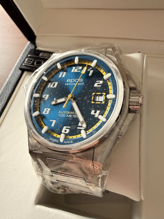 Zegarek męski Epos 3505 nowy, piękny sportowy szwajcar