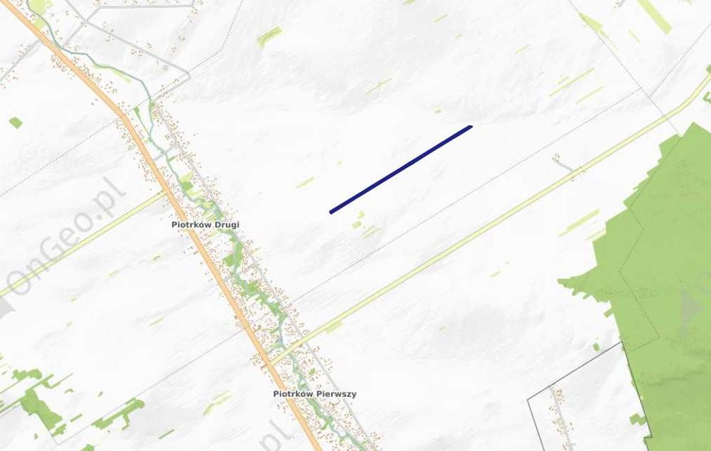 Działki rolne 5,81 ha (klasa IIIb / IVa) w jednym kawałku | Piotrków Drugi, gm. Jabłonna