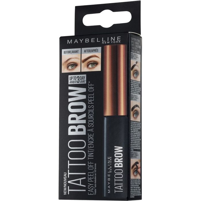 maybelline tattoo brow easy peel off tint żel do brwi - light brown 4,9ml