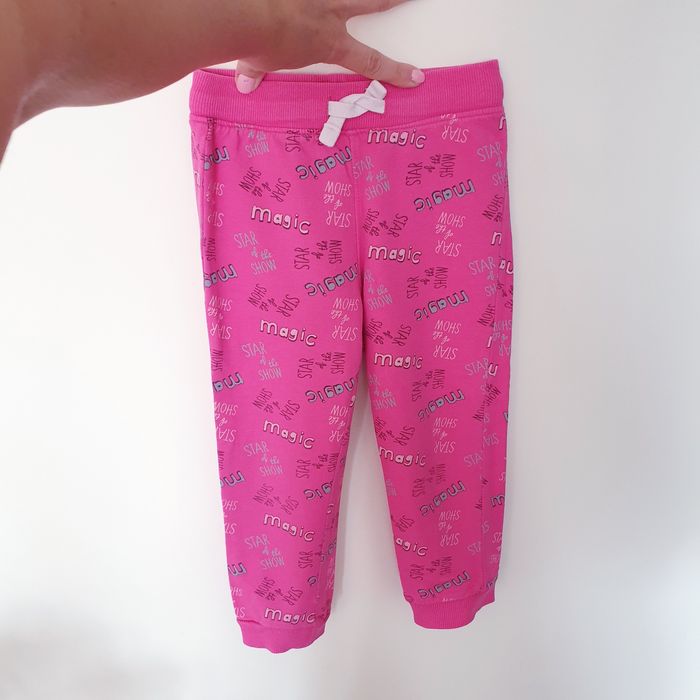 Śliczne spodenki spodnie dresowe dla dziewczynki r.92