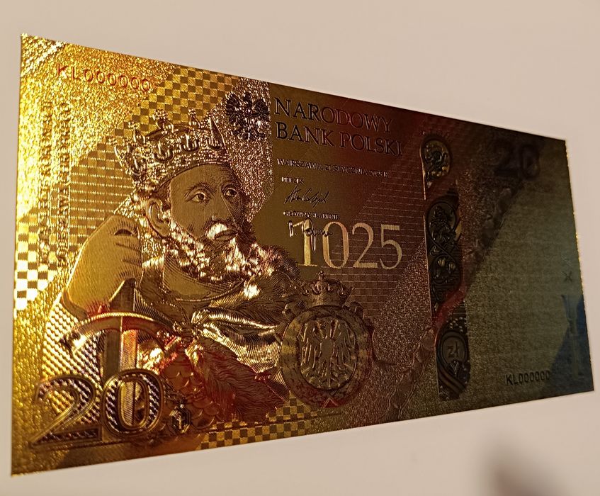 Banknot 20 zł Bolesław Chrobry.