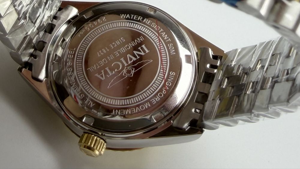 Invicta 29405, жіночий стильний годинник, жіночі інвікта, годинник з золотистим циферблатом