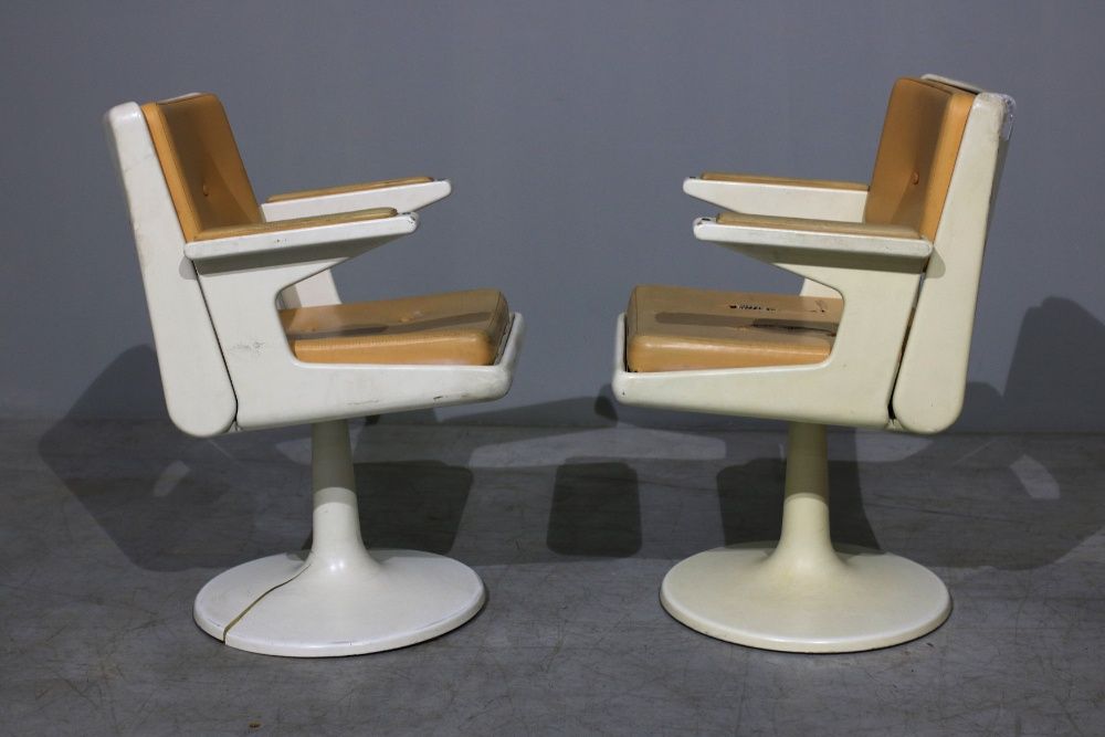 Par de cadeirões Nubert da década de 1970| Vintage