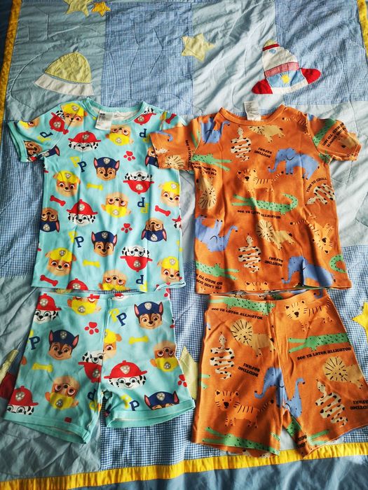 Piżama 2x rozmiar 134/140 Idealny stan H&M
