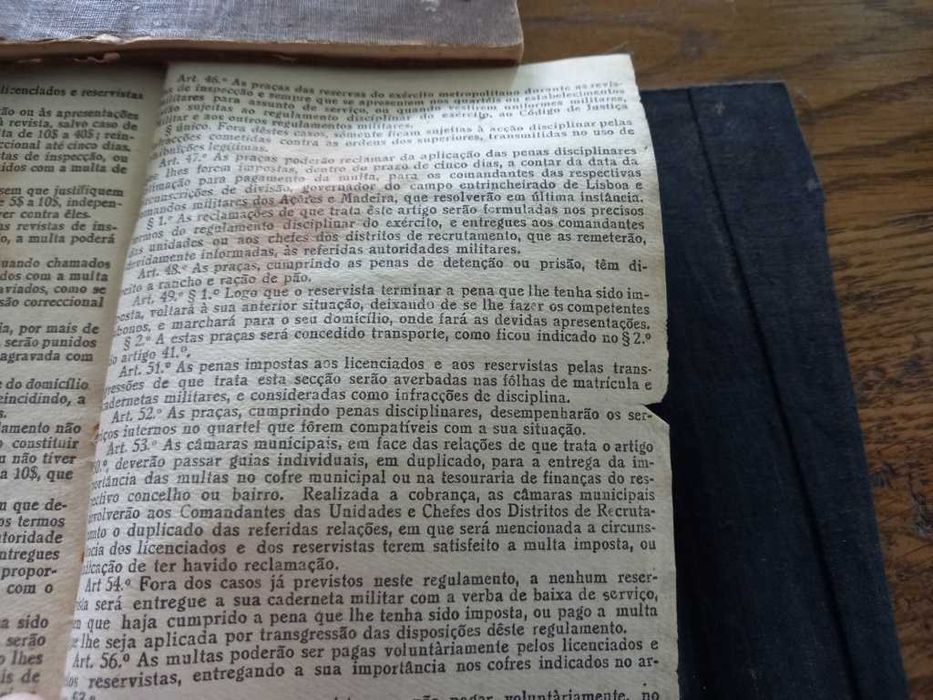 Cadernetas Militares (quase) Centenárias