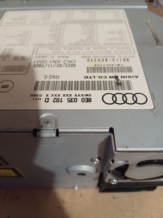 Oryginalne Radio Nawigacja Audi A4 B6 B7 RNS-E | 8E0035192D