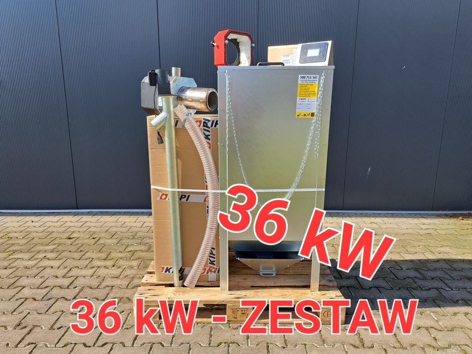 Zestaw do modernizacji kotła pieca na pellet 36 kW przystawka układ 5