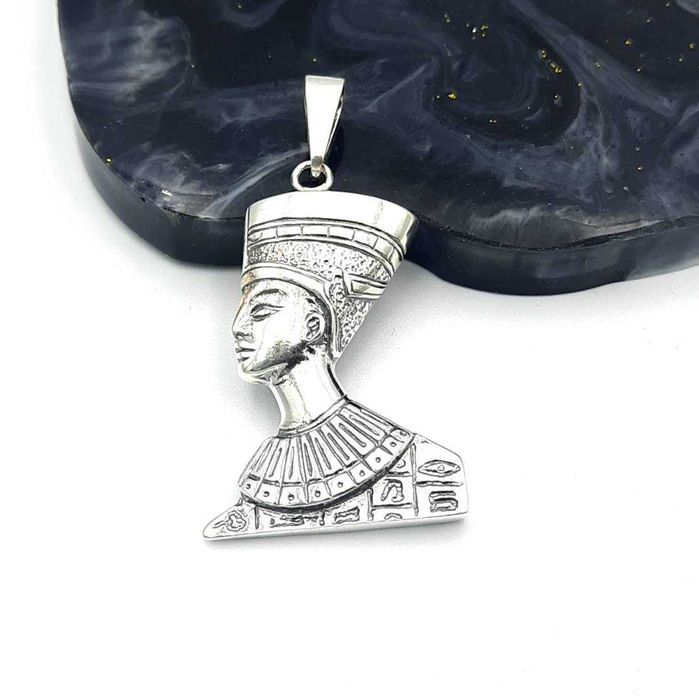 Wisiorek srebrny 925 Nefretete NOWY