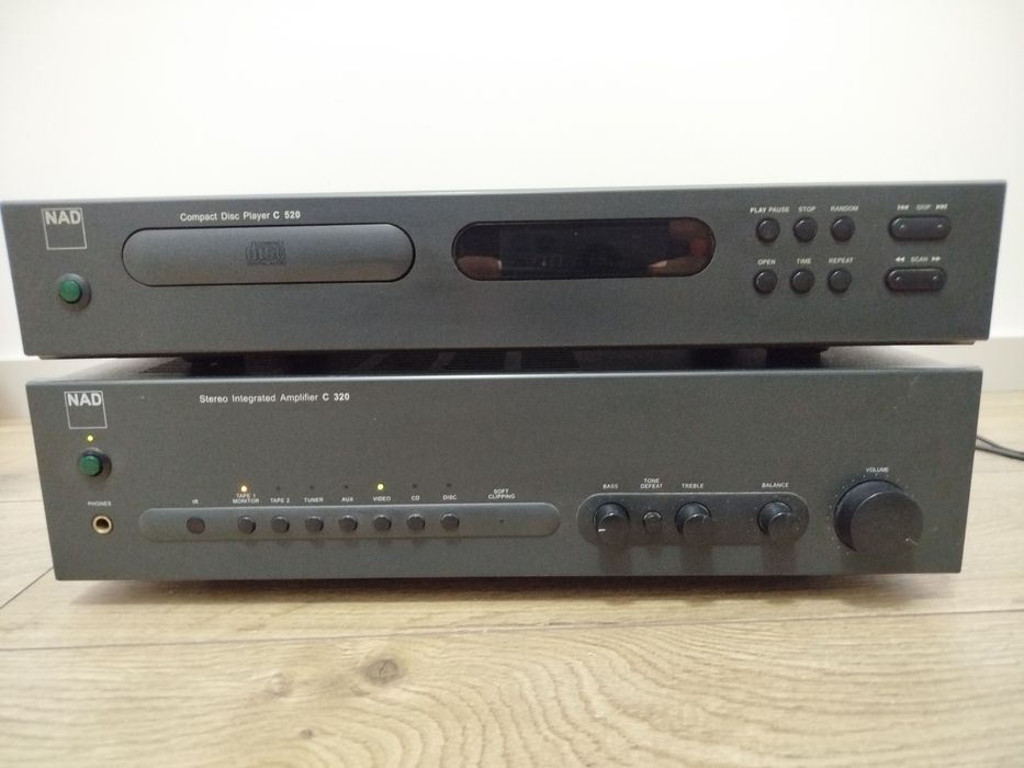 NAD zestaw amplituner C320 , kompakt C520