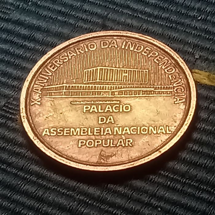 moeda 1 escudo Cabo Verde independencia 1985