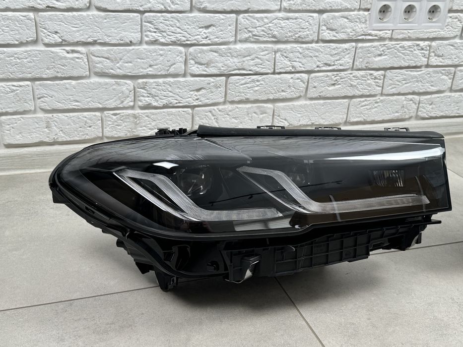 Фары BMW G30 G31 Shadow Line LED LCI 2020+ рестайлинг для 2016-2020