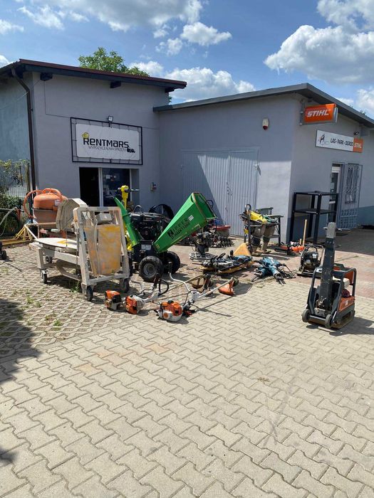 Wypożyczalnia wynajem maszyny sprzęt ogrodniczy i budowlany