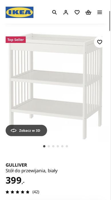 Przewijak IKEA Gulliver mata GRATIS
