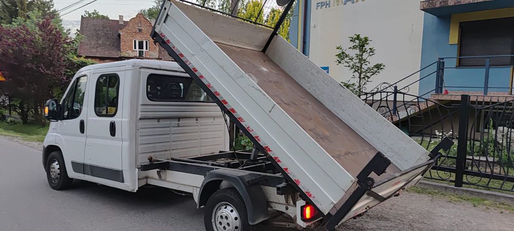 Fiat Ducato brygadowy iveco kiper wywrotka wywrot 3 stronny doka