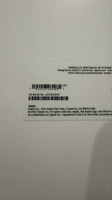 iPad Air 5 M1 64GB c/Garantia