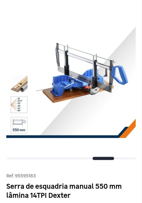 Máquina de esquadria manual dexter