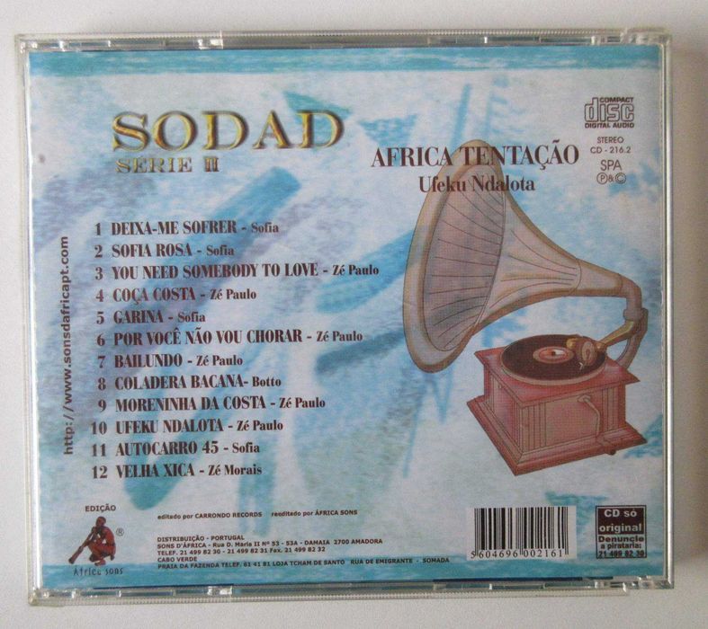 ÁFRICA TENTAÇÃO - Ufeku Ndalota (CD)