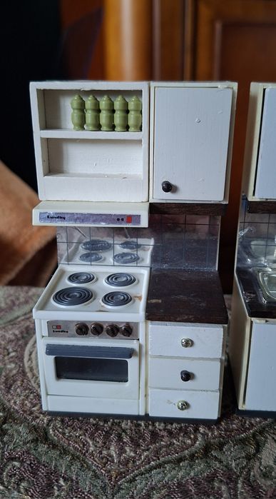 Mebelki akcesoria dla lalek Lundby vintage