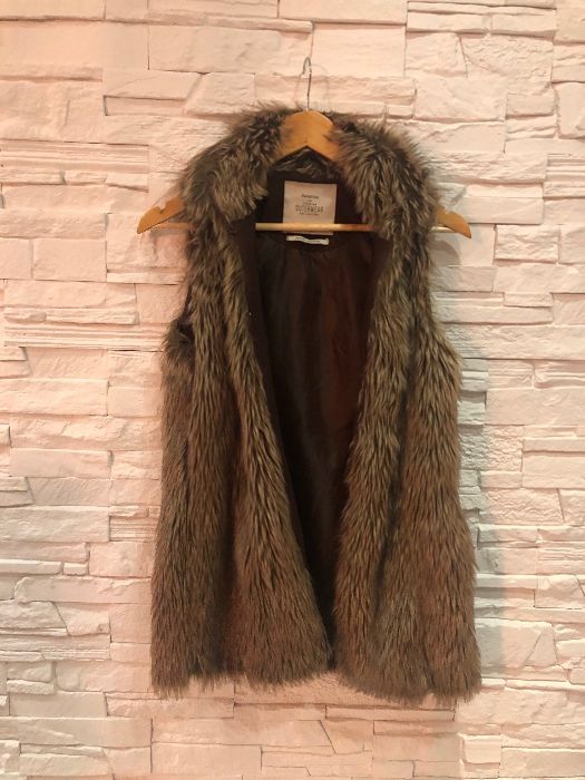 Kamizelka z imitacji futra