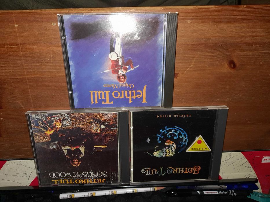 Pack 3 CD´s Jethro Tull gravações originais de 1977/1985/1991. Usados