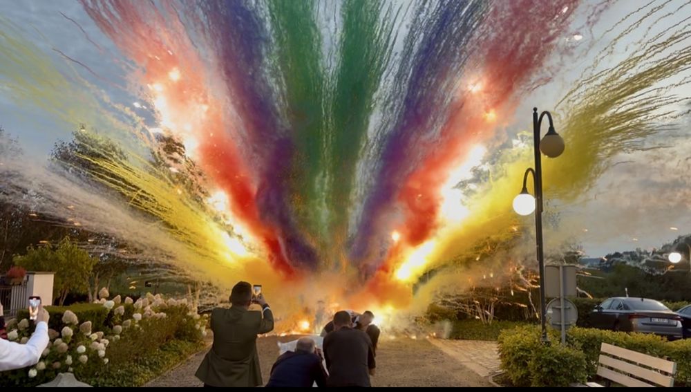 KSIĘŻYC | Napis | Barmix | Ciężki dym | Kolorowy dym | Iskry na wesele