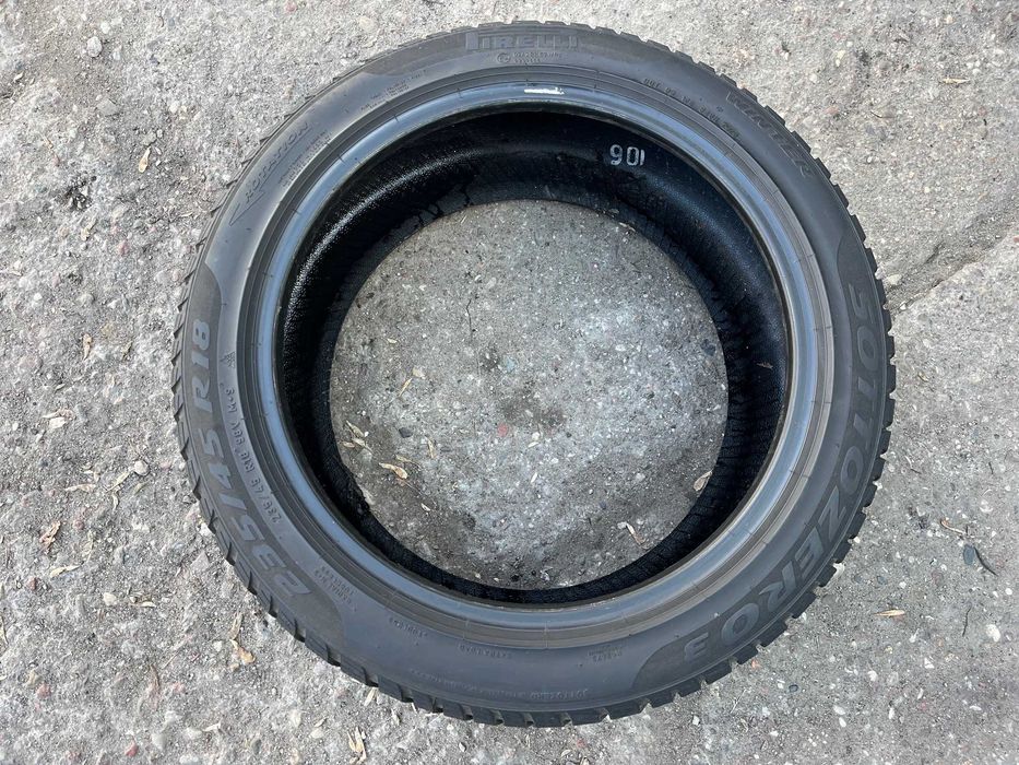 4x opony zimowe PIRELLI SottoZero 3 235/45R18 98V XL - 5,5 mm - 2020 r.