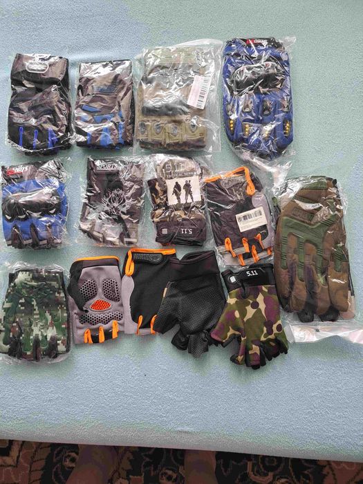 Rękawiczki na rower- wędkarstwo -ANTYPOŚLIZGOWE- Cena ZA 2 PARY-29,99