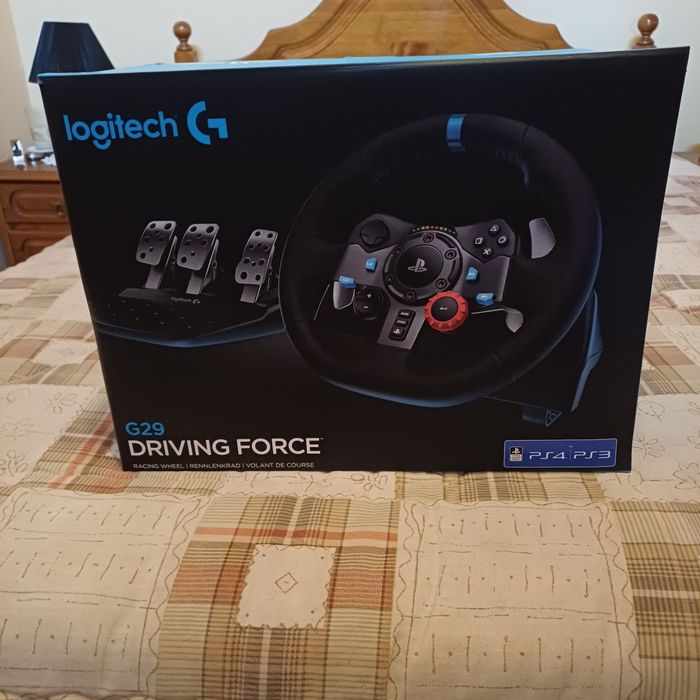Logitech g29 + Logitech G Driving Force Alavanca de mudanças