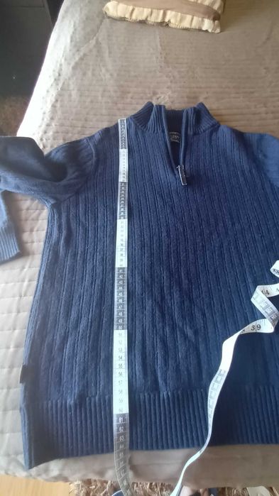 Camisola azul marinho da Throttleman