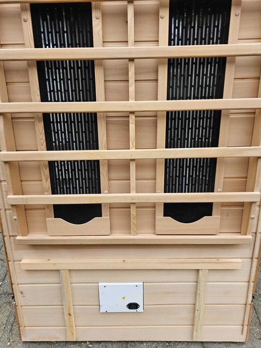 Sauna podczerwień INFRAROT Infrared Radio LED RGB LCD USB 2x PILOTY