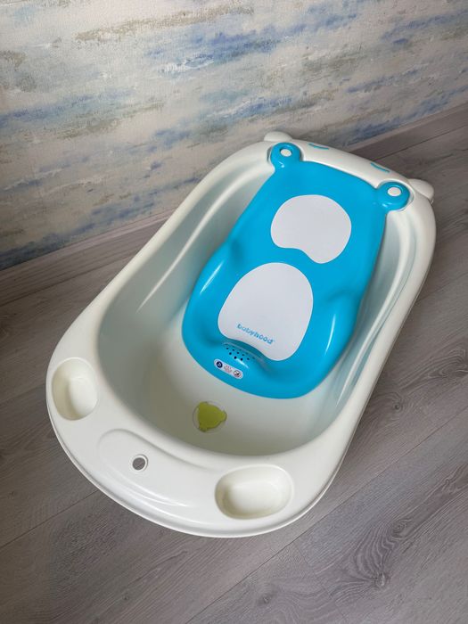 Ванночка для купання дитяча з підставкою для зручного купання малечі