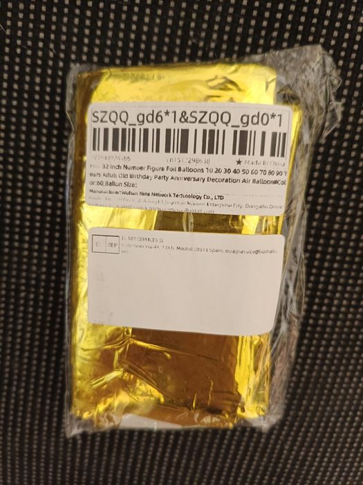 Надувні цифри 60