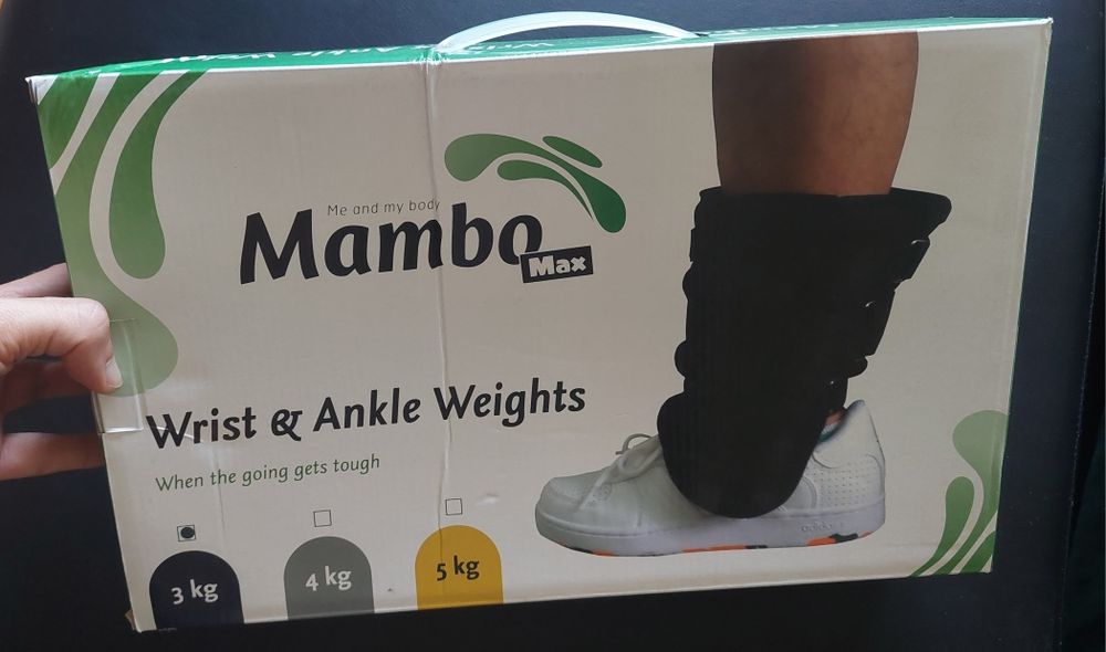 Par pesos caneleira ou pulso 3 kg cada