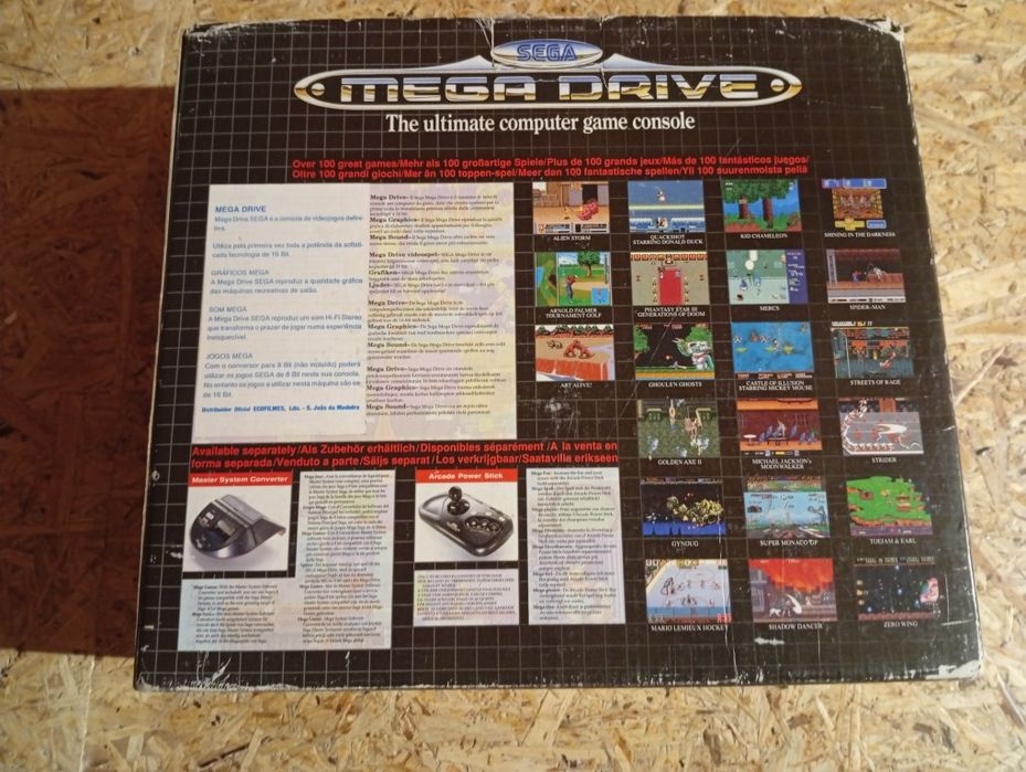 Consola Sega Mega Drive Caixa