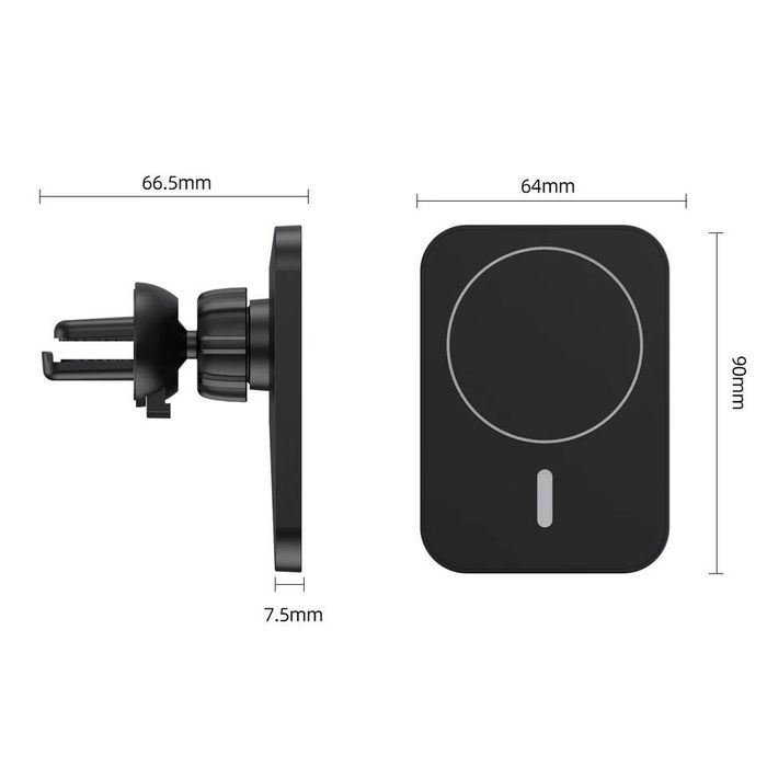Szybka Ladowarka samochodowa z MagSafe( IPhone 12/13/14/15 Pro )