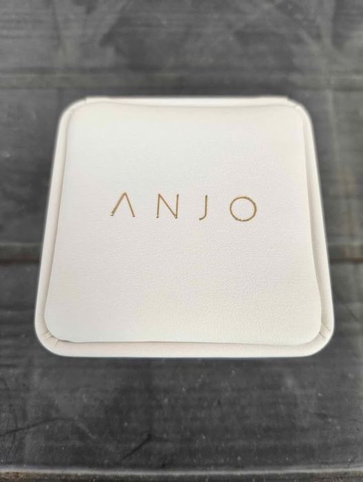 Anel Ouro Branco Anjo 9k