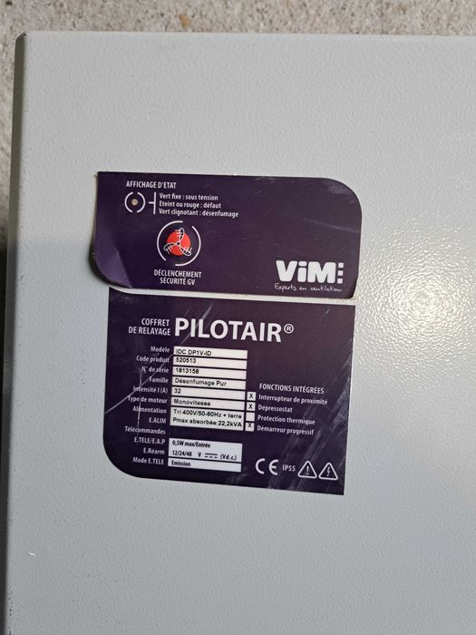 Szafa sterownicza wentylacji, odciągów