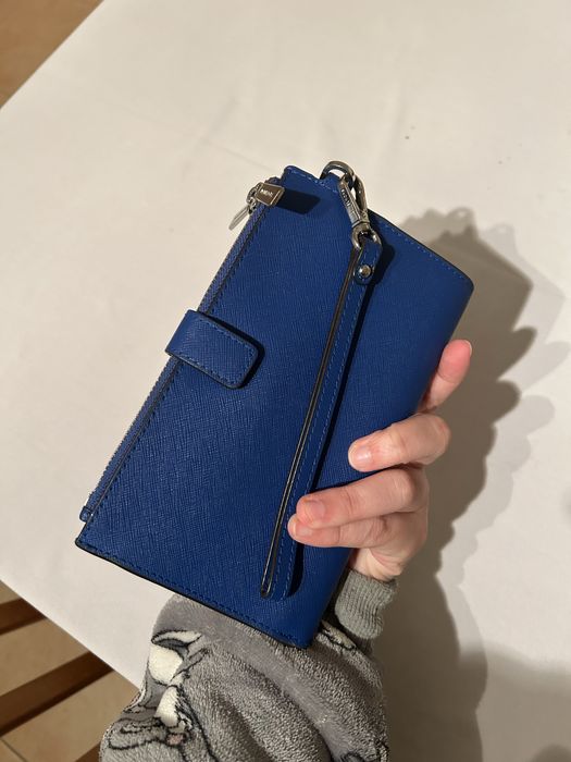 Carteira Michael Kors azul original