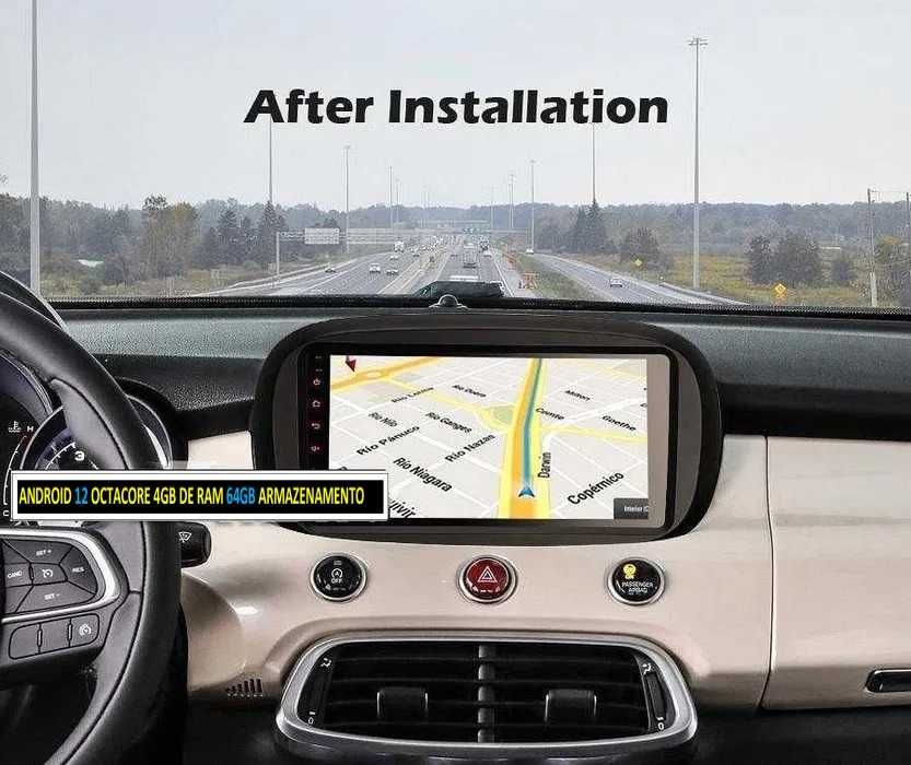 Auto-Rádio 2din Android 14 FIAT 500 Series 07/19