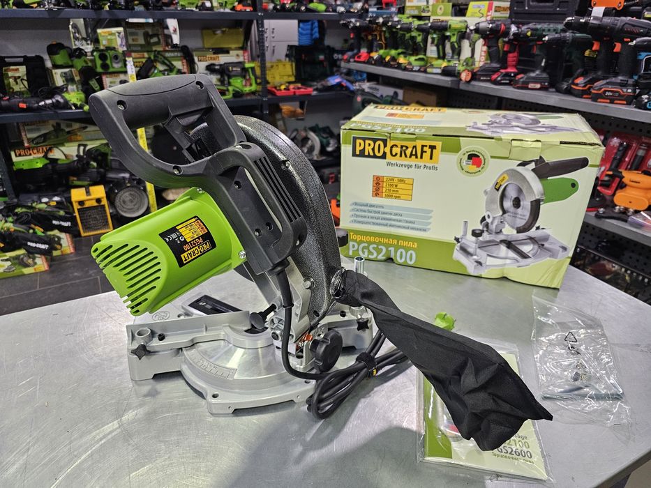 Пила торцовочная ProCraft PGS2100 Гарантия Новая 210 Диск