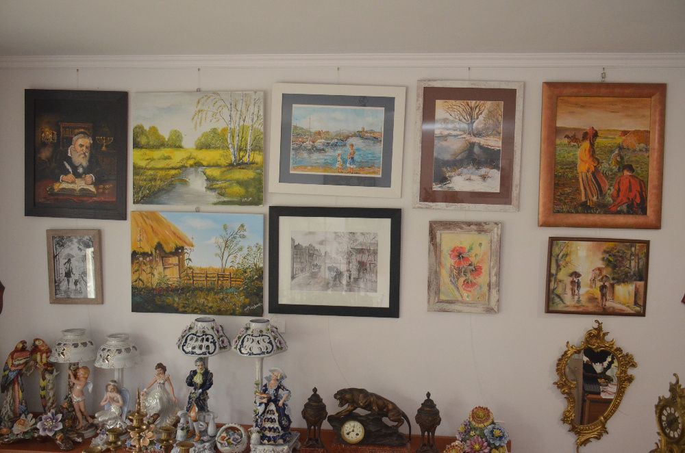 Obraz olejny na płótnie, "Ona", 60 x 60